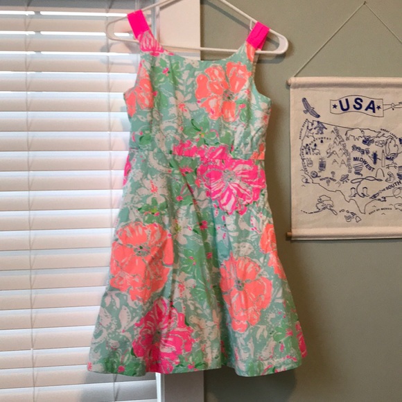 Lilly Pulitzer Girls Charlie Fit & Flare Dress 🌺 - Picture 2 of 5